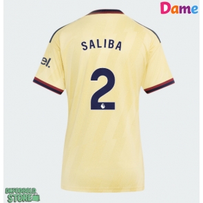 Arsenal William Saliba #2 Replika Tredjetrøje Dame 2026-27 Kortærmet